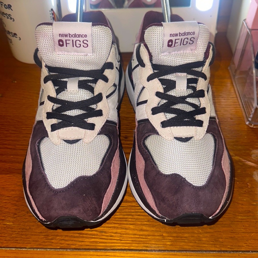 NEW BALANCE LIMITED EDITION FIGS 57/40 SUEDE SIZE 8 WORN THREE TIMES MAYBE.